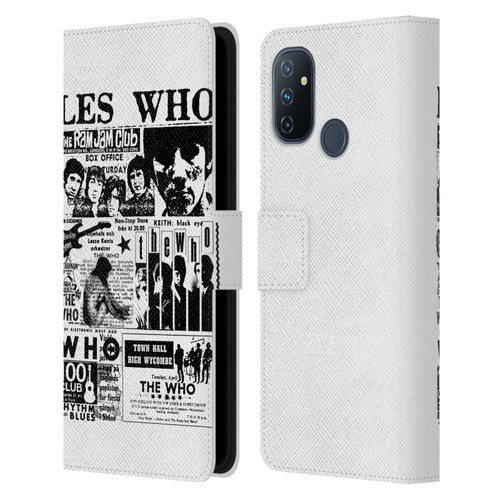 The Who Band Art Les Who Leather Book Wallet Case Cover For OnePlus Nord N100