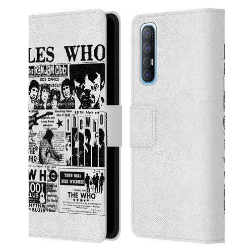 The Who Band Art Les Who Leather Book Wallet Case Cover For OPPO Find X2 Neo 5G