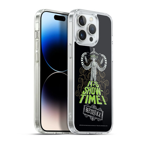 Beetlejuice Graphics Show Time Soft Gel Case for Apple iPhone 13 Pro Max & MagSafe