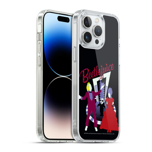 Beetlejuice Graphics Betelgeuse And Lydia Soft Gel Case for Apple iPhone 14 Pro Max & MagSafe