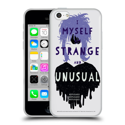 Beetlejuice Graphics Lydia Quote Soft Gel Case for Apple iPhone 5c