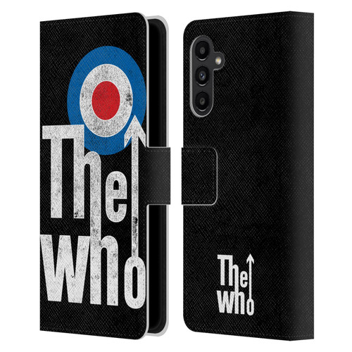 The Who Band Art Classic Target Logo Leather Book Wallet Case Cover For Samsung Galaxy A13 5G (2021)