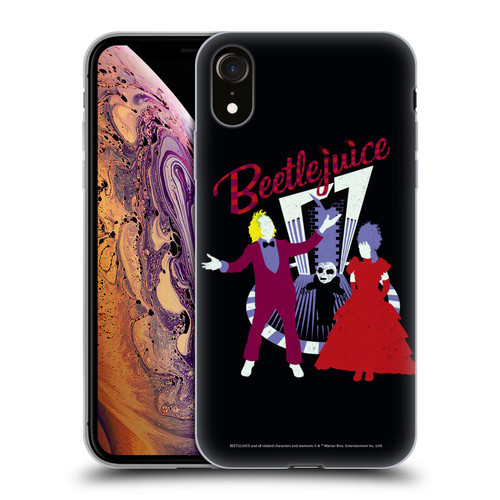 Beetlejuice Graphics Betelgeuse And Lydia Soft Gel Case for Apple iPhone XR