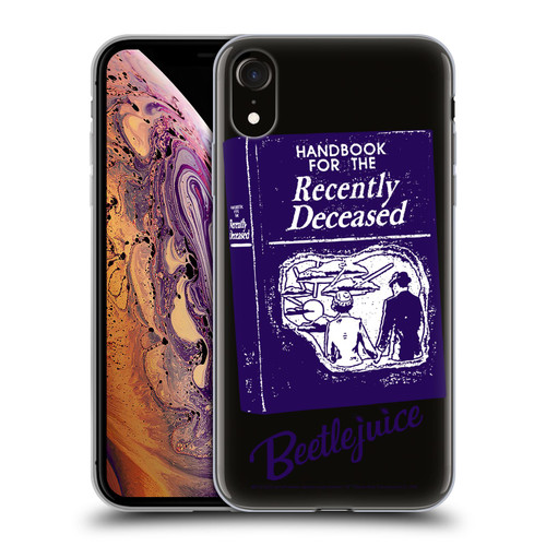 Beetlejuice Graphics Handbook Soft Gel Case for Apple iPhone XR