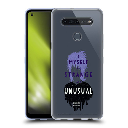Beetlejuice Graphics Lydia Quote Soft Gel Case for LG K51S