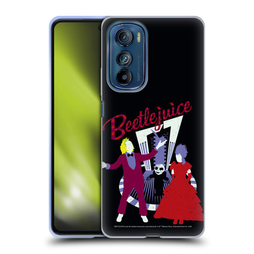 Beetlejuice Graphics Betelgeuse And Lydia Soft Gel Case for Motorola Edge 30