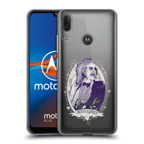 Beetlejuice Graphics Betelgeuse Frame Soft Gel Case for Motorola Moto E6 Plus