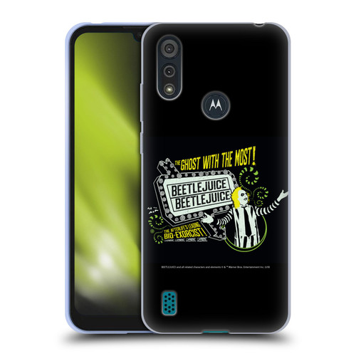 Beetlejuice Graphics Betelgeuse Soft Gel Case for Motorola Moto E6s (2020)