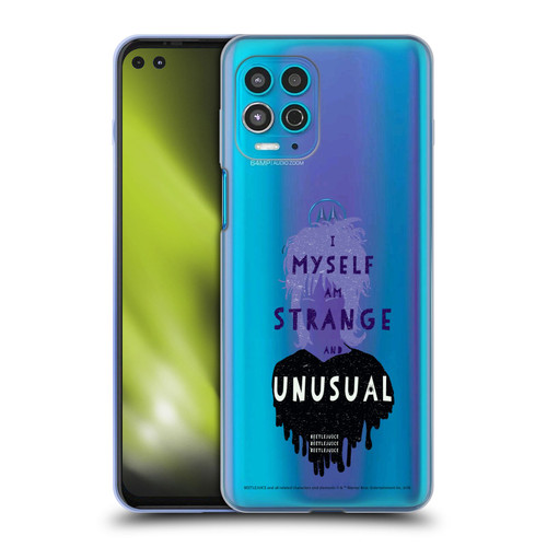 Beetlejuice Graphics Lydia Quote Soft Gel Case for Motorola Moto G100