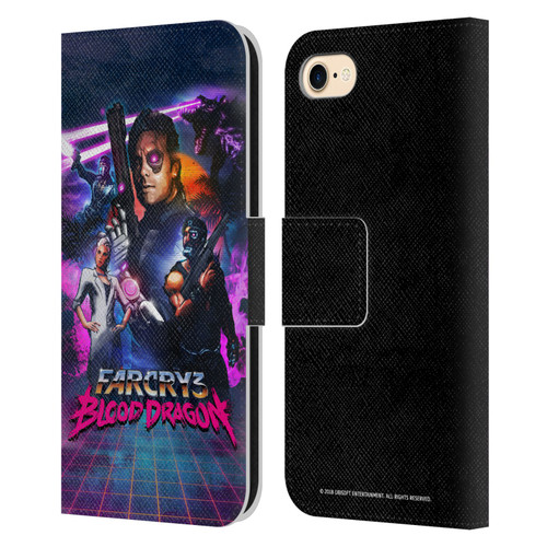 Far Cry 3 Blood Dragon Key Art Cover Leather Book Wallet Case Cover For Apple iPhone 7 / 8 / SE 2020 & 2022