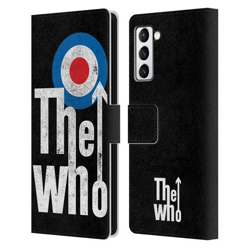 The Who Band Art Classic Target Logo Leather Book Wallet Case Cover For Samsung Galaxy S21+ 5G