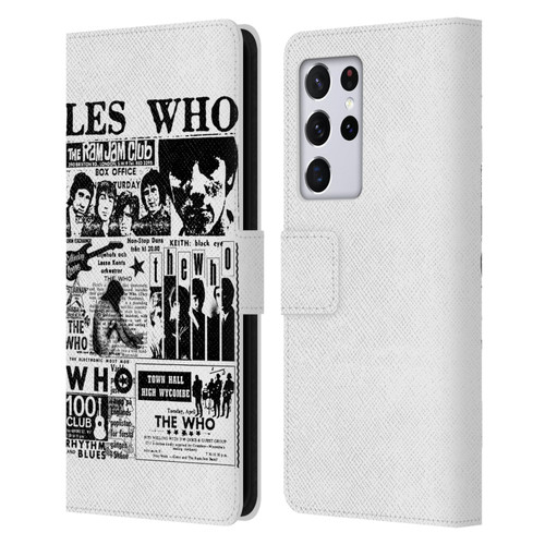 The Who Band Art Les Who Leather Book Wallet Case Cover For Samsung Galaxy S21 Ultra 5G