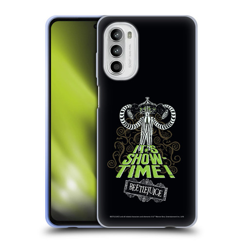 Beetlejuice Graphics Show Time Soft Gel Case for Motorola Moto G52