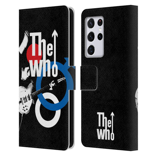 The Who Band Art Maximum R&B Leather Book Wallet Case Cover For Samsung Galaxy S21 Ultra 5G