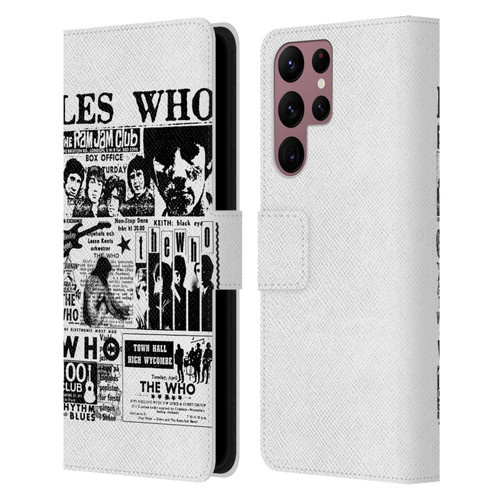 The Who Band Art Les Who Leather Book Wallet Case Cover For Samsung Galaxy S22 Ultra 5G