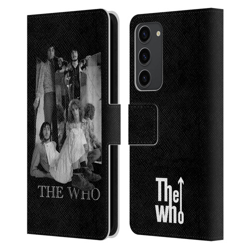 The Who Band Art Mirror Mono Distress Leather Book Wallet Case Cover For Samsung Galaxy S23+ 5G