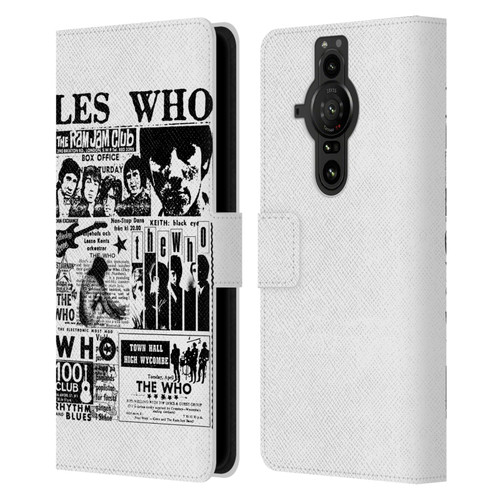 The Who Band Art Les Who Leather Book Wallet Case Cover For Sony Xperia Pro-I