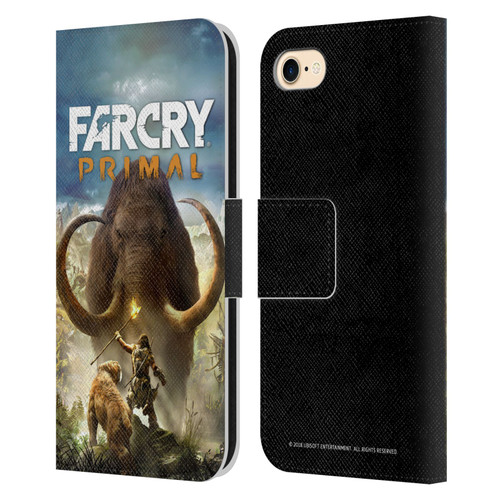 Far Cry Primal Key Art Pack Shot Leather Book Wallet Case Cover For Apple iPhone 7 / 8 / SE 2020 & 2022