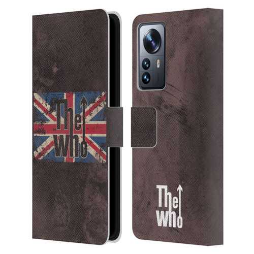 The Who Band Art Union Jack Distressed Look Leather Book Wallet Case Cover For Xiaomi 12 Pro