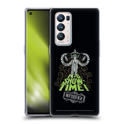 Beetlejuice Graphics Show Time Soft Gel Case for OPPO Find X3 Neo / Reno5 Pro+ 5G