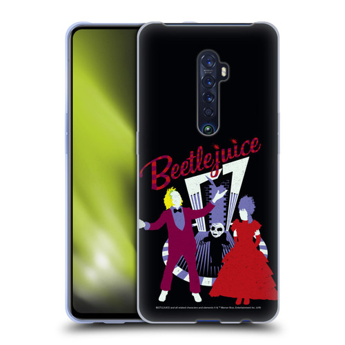 Beetlejuice Graphics Betelgeuse And Lydia Soft Gel Case for OPPO Reno 2