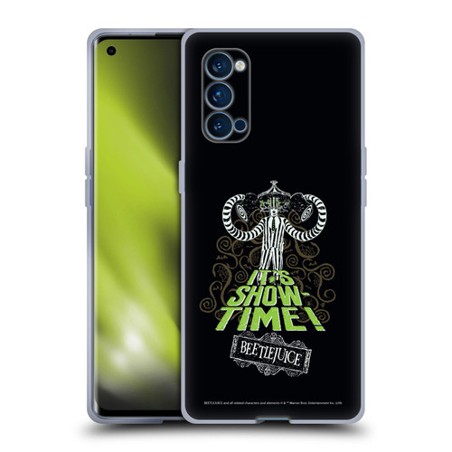 Beetlejuice Graphics Show Time Soft Gel Case for OPPO Reno 4 Pro 5G