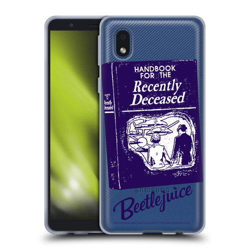 Beetlejuice Graphics Handbook Soft Gel Case for Samsung Galaxy A01 Core (2020)