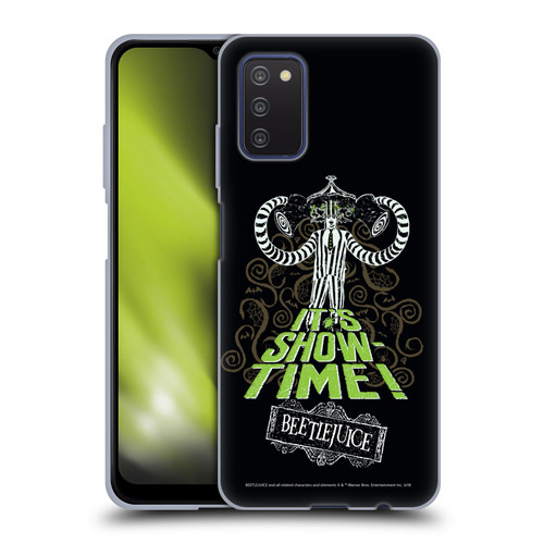 Beetlejuice Graphics Show Time Soft Gel Case for Samsung Galaxy A03s (2021)