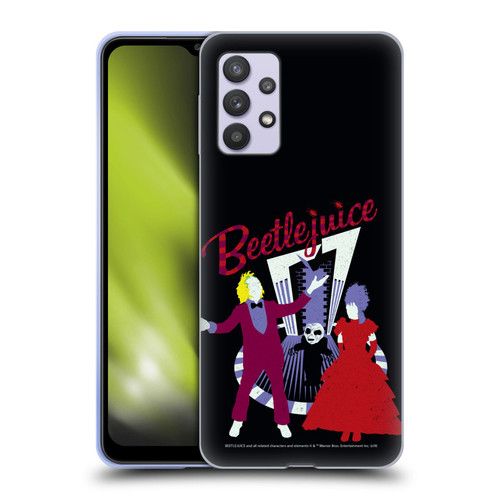 Beetlejuice Graphics Betelgeuse And Lydia Soft Gel Case for Samsung Galaxy A32 5G / M32 5G (2021)