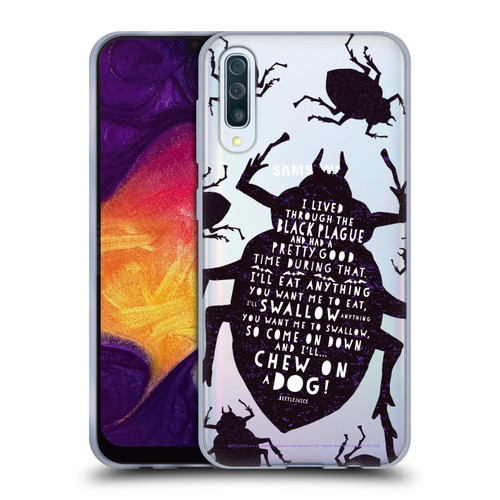 Beetlejuice Graphics Betelgeuse Quote Soft Gel Case for Samsung Galaxy A50/A30s (2019)
