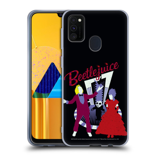 Beetlejuice Graphics Betelgeuse And Lydia Soft Gel Case for Samsung Galaxy M30s (2019)/M21 (2020)