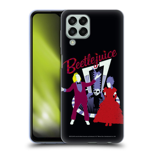 Beetlejuice Graphics Betelgeuse And Lydia Soft Gel Case for Samsung Galaxy M33 (2022)