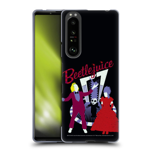 Beetlejuice Graphics Betelgeuse And Lydia Soft Gel Case for Sony Xperia 1 III