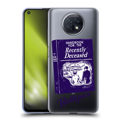 Beetlejuice Graphics Handbook Soft Gel Case for Xiaomi Redmi Note 9T 5G