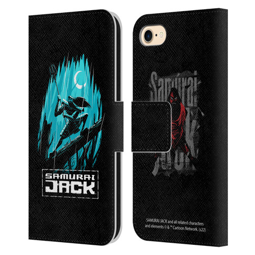 Samurai Jack Graphics Season 5 Poster Leather Book Wallet Case Cover For Apple iPhone 7 / 8 / SE 2020 & 2022
