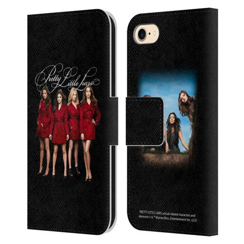 Pretty Little Liars Graphics Characters Leather Book Wallet Case Cover For Apple iPhone 7 / 8 / SE 2020 & 2022
