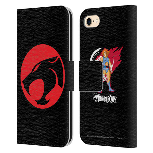 Thundercats Graphics Logo Leather Book Wallet Case Cover For Apple iPhone 7 / 8 / SE 2020 & 2022