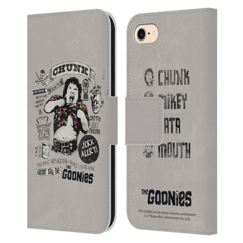 The Goonies Graphics Character Art Leather Book Wallet Case Cover For Apple iPhone 7 / 8 / SE 2020 & 2022