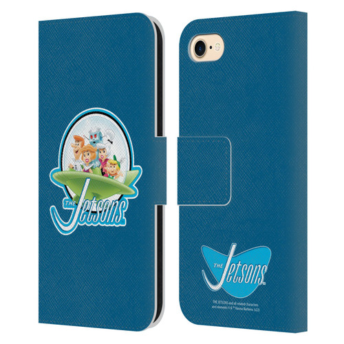 The Jetsons Graphics Logo Leather Book Wallet Case Cover For Apple iPhone 7 / 8 / SE 2020 & 2022
