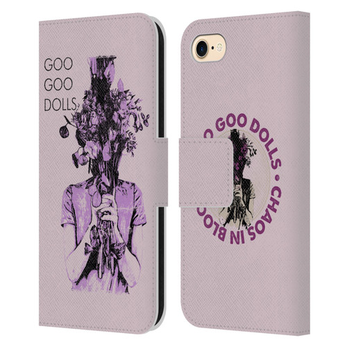 Goo Goo Dolls Graphics Chaos In Bloom Leather Book Wallet Case Cover For Apple iPhone 7 / 8 / SE 2020 & 2022