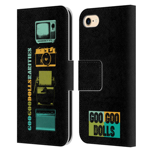 Goo Goo Dolls Graphics Rarities Vintage Leather Book Wallet Case Cover For Apple iPhone 7 / 8 / SE 2020 & 2022