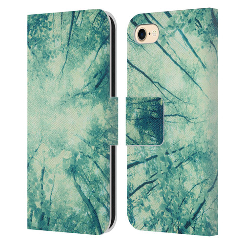 Dorit Fuhg Forest Wander Leather Book Wallet Case Cover For Apple iPhone 7 / 8 / SE 2020 & 2022
