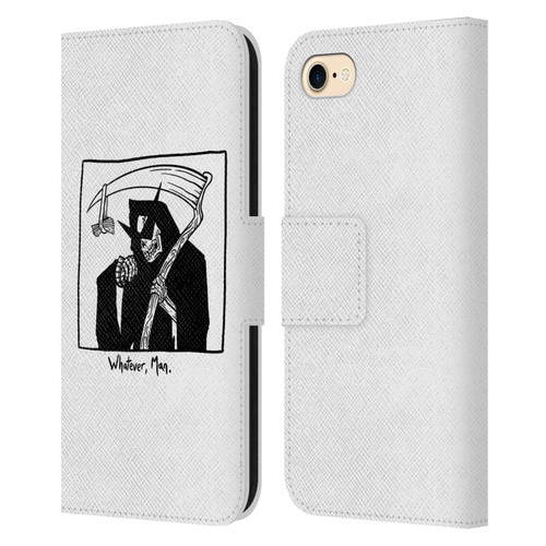 Matt Bailey Art Whatever Man Leather Book Wallet Case Cover For Apple iPhone 7 / 8 / SE 2020 & 2022