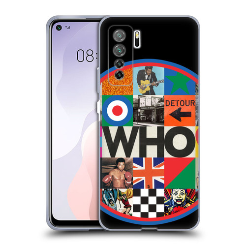 The Who 2019 Album Collage Circle Soft Gel Case for Huawei Nova 7 SE/P40 Lite 5G