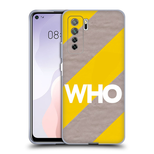 The Who 2019 Album Yellow Diagonal Stripes Soft Gel Case for Huawei Nova 7 SE/P40 Lite 5G