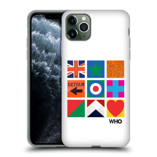 The Who 2019 Album Symbols Grid Soft Gel Case for Apple iPhone 11 Pro Max