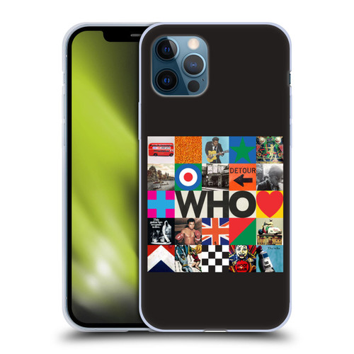 The Who 2019 Album Square Collage Soft Gel Case for Apple iPhone 12 / iPhone 12 Pro