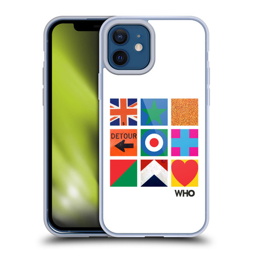 The Who 2019 Album Symbols Grid Soft Gel Case for Apple iPhone 12 / iPhone 12 Pro