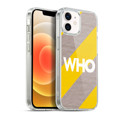 The Who 2019 Album Yellow Diagonal Stripes Soft Gel Case for Apple iPhone 12 / iPhone 12 Pro & MagSafe