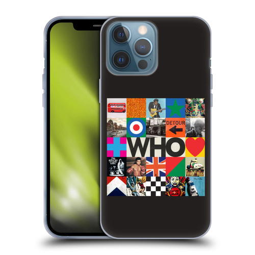 The Who 2019 Album Square Collage Soft Gel Case for Apple iPhone 13 Pro Max